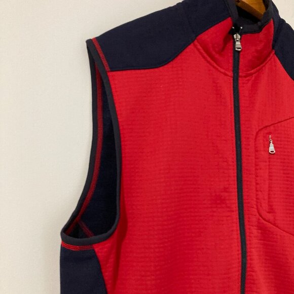 RLX Ralph Lauren Vest Mens XL Outdoors Red Blue Sports Zip Up Hike - Picture 3 of 14